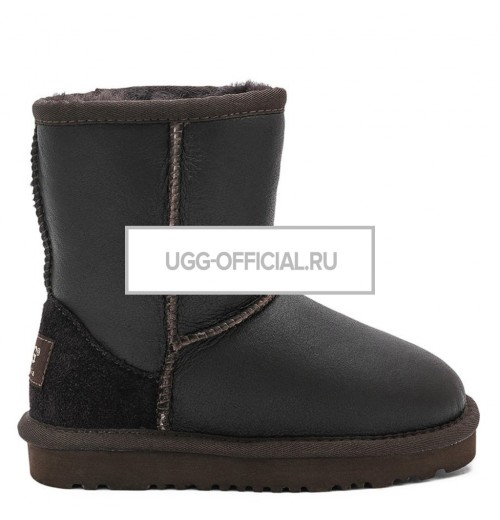 UGG KIDS Classic Short Metallic Chocolate