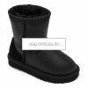 UGG KIDS Classic Short Metallic Black