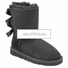 UGG KIDS Bailey Bow Black