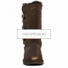 UGG Bailey Button Triplet Glitter Bling Chocolate