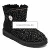 UGG Bailey Button Mini Constellation Bling Black