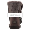 UGG Bailey Button Lilou Fancy Chocolate