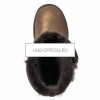 UGG Bailey Button Triplet Glitter Bling Chocolate