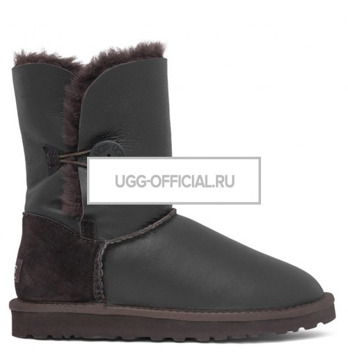 UGG Bailey Button Metallic Chocolate