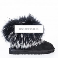 Mini Fox Fur Ultra Black