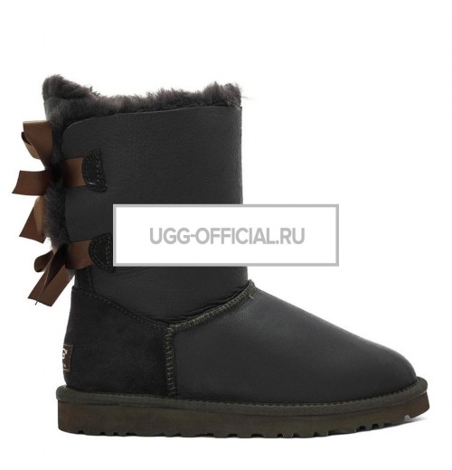 UGG Bailey Bow Metallic Chocolate