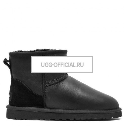 UGG Classic Mini Metallic Black