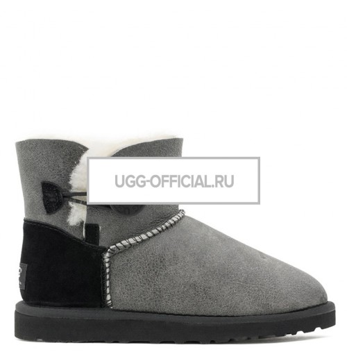 UGG Mini Bailey Button Bomber Black