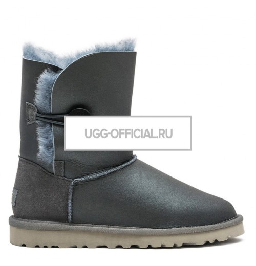 UGG Bailey Button Metallic Grey