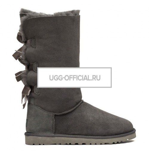 UGG Bailey Bow Tall Grey