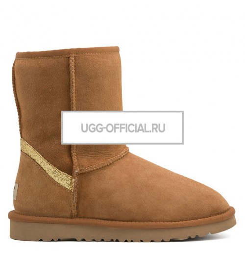 UGG Classic Short Rainbow Chestnut