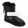 UGG Classic Short Blaise Metallic Black