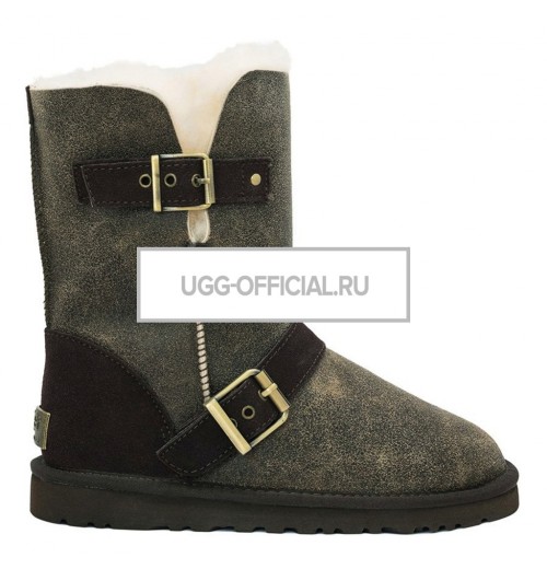 UGG Classic Short Dylyn Bomber Chocolate