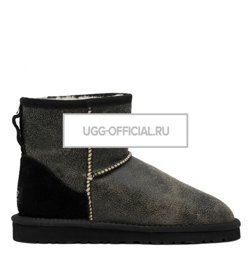 UGG MENS Classic Mini Bomber Black