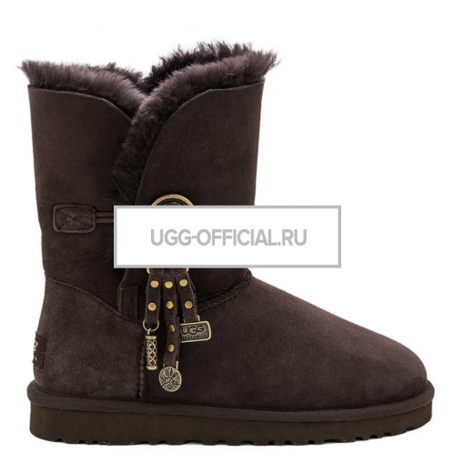 UGG Bailey Button Azalea Chocolate