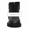 UGG Classic Mini Double ZIP Metallic Black