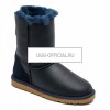 UGG Classic Short ZIP Metallic Navy