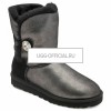 UGG Bailey Button Bling Glitter Black