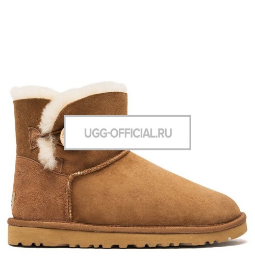 UGG Bailey Button Mini Сhestnut