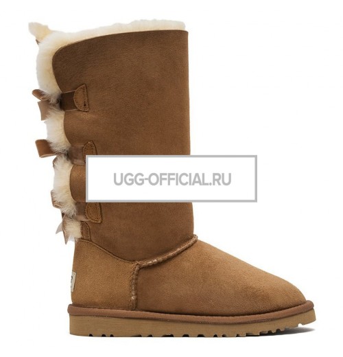 UGG Bailey Bow Tall Chestnut