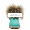 UGG Mini Fox Fur Aqua