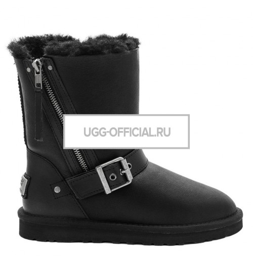 UGG Classic Short Blaise Metallic Black