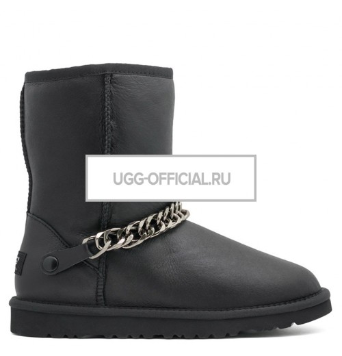 UGG Classic Short Metallic Black Santini