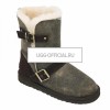 UGG Classic Short Dylyn Bomber Chocolate