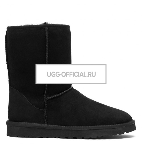 UGG MENS Classic Short Black