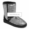 UGG Classic Short Sparkles Black Grey