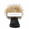 UGG Mini Fox Fur Black