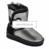 UGG KIDS Bailey Button Glitter Black