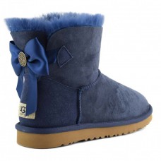 UGG Bailey Bow Mini Medallion Navy