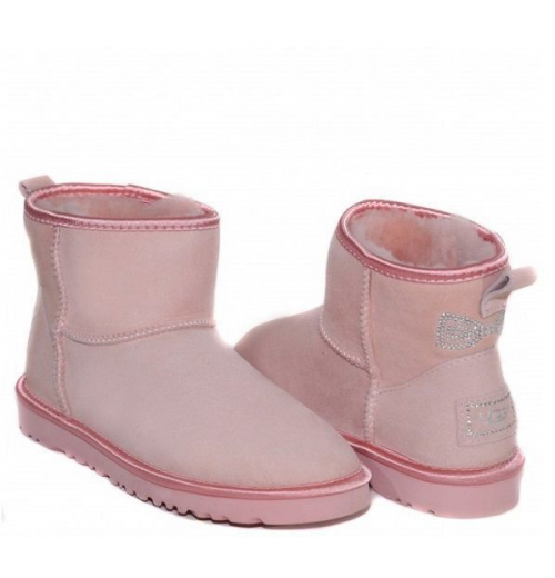 UGG Classic Mini Crystal Bow Pink