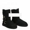 UGG Bailey Button Azalea Black