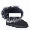 UGG Mini Fox Fur Ultra Black