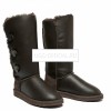 UGG Bailey Button Triplet Metallic Chocolate